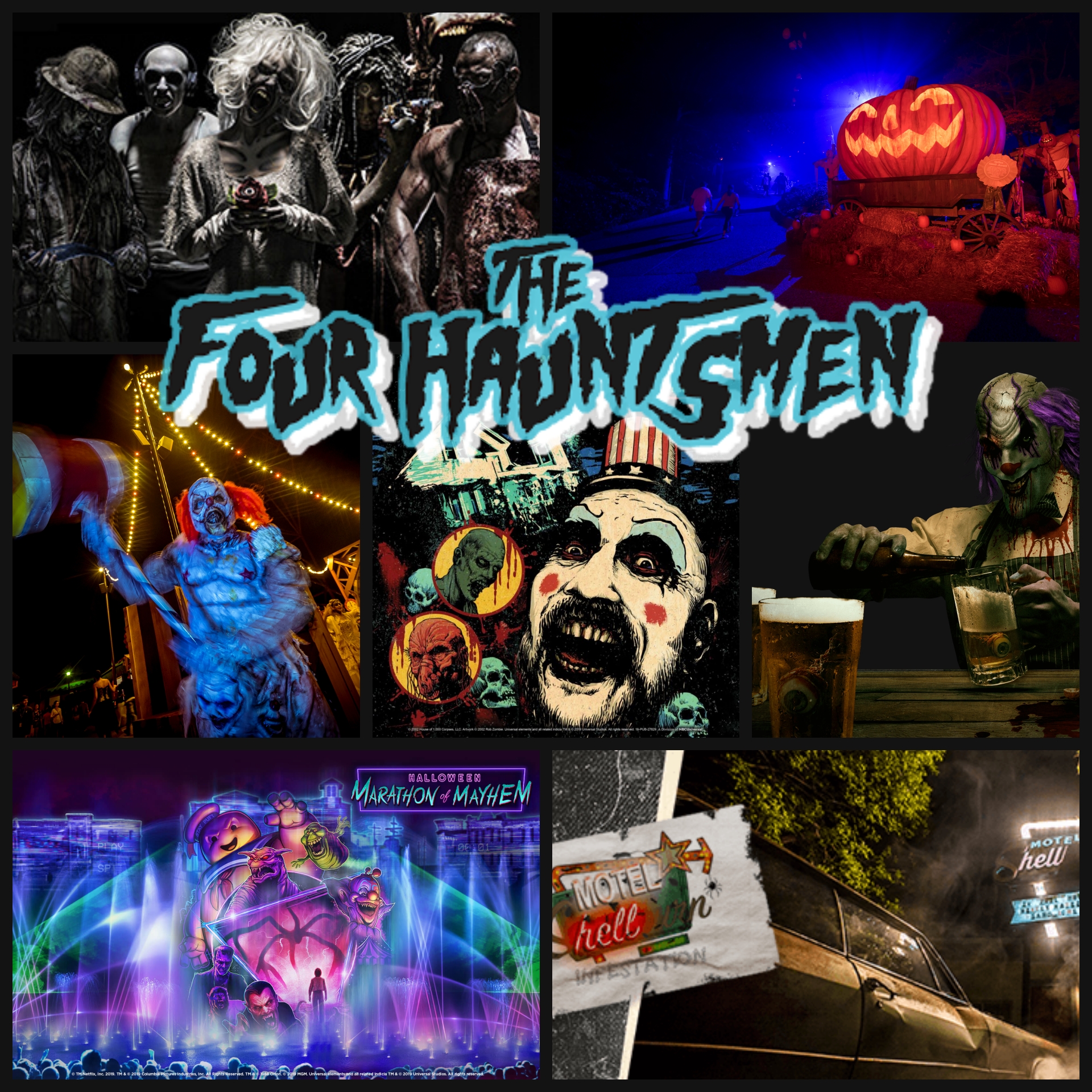 The Four Hauntsmen Return to Chat HHN29 Announcements, Howl-O-Scream, Screamageddon, and more!