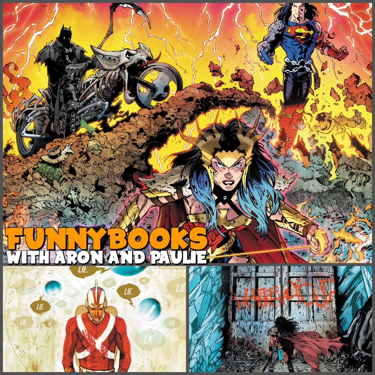 Funnybooks reviews Dark Nights: Death Metal, Wonder Woman: Dead Earth, and Strange Adventures!