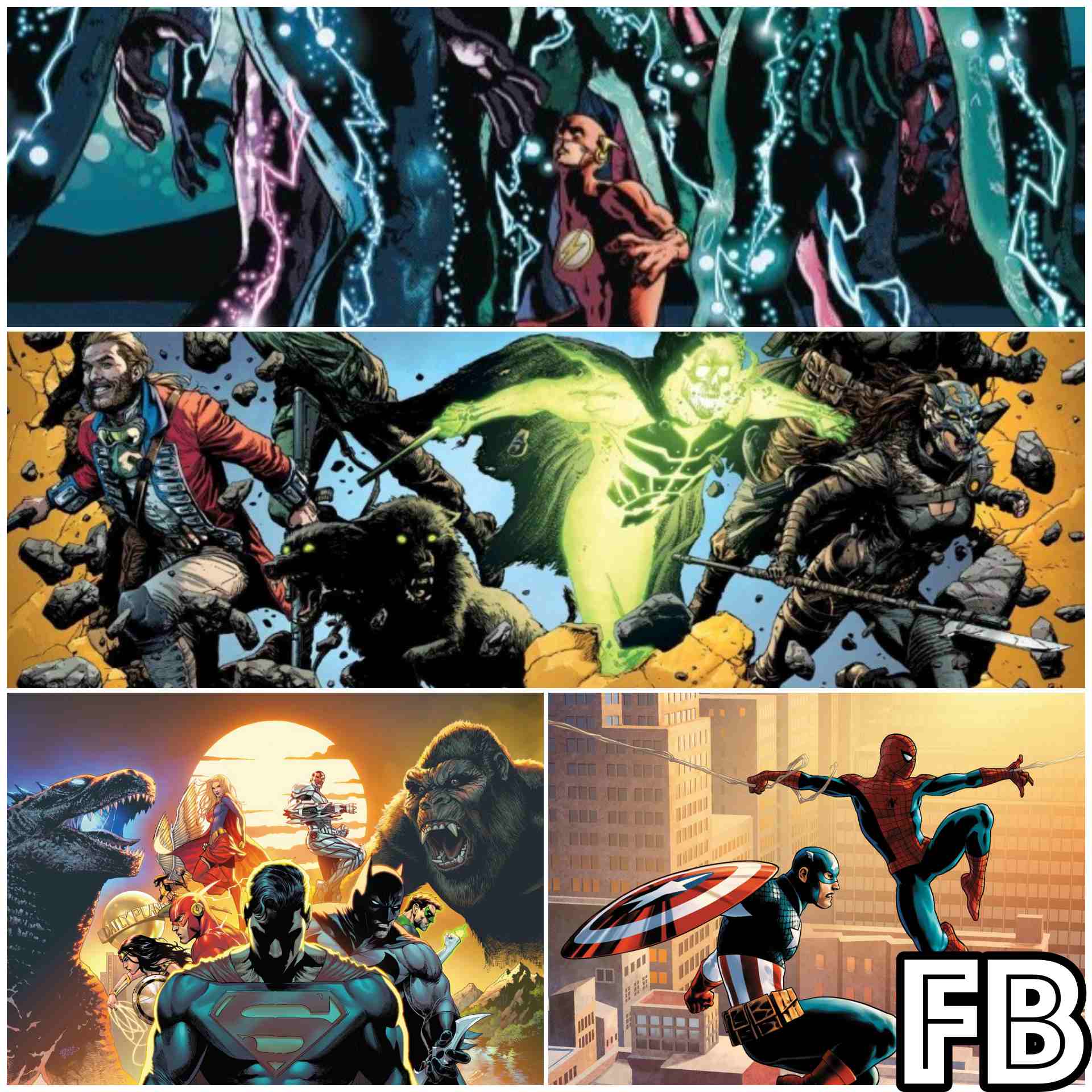 Funnybooks Returns! With Godzilla, Justice League, and Kong!